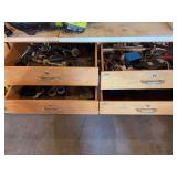 Four drawers of tools as shown