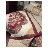 Quilt as shown 80” x 86”