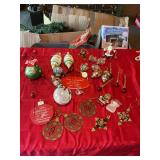 Group of Christmas ornaments