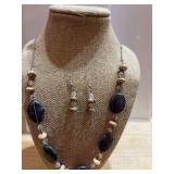 Necklace and earrings set