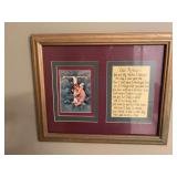 12 x 16 inch cherub with T picture titled “Our Mother”