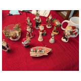 Collection of Christmas Santa’s with a few other Christmas items