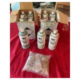 13 cans of chalk paint as shown plus a bag of curtain rings with clips 28 piece