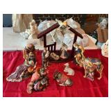 12 piece porcelain nativity set