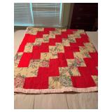 Queen size hand stitched quilt