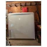 2011 Ford F150 short box white truck topper ￼