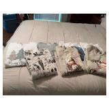 Group of size small Christmas theme sweatshirts