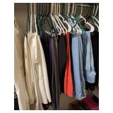 Group of mostly 16 to 18 size jeans and dress pants