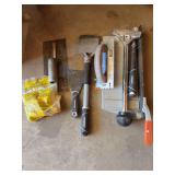 Group of tiling tools