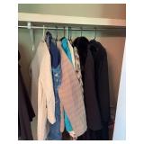 Grouping of coats and jackets fit large and extra large as shown