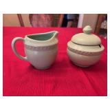 Gail Pittman Hospitality Collection cream and sugar bowl