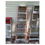 6 foot fiberglass A-frame ladder