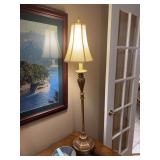 Gold lamp matches lot number 16 7” x 38”