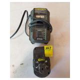 Ryobi battery and charger