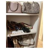 ￼ Group of purses, including a original Kate Spade and coach bag