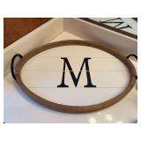19 1/2 inch handled M tray