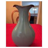 Southern Living Tuscan teal and green vase 8“ x 12“