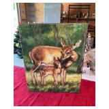 Deer box picture 16” x 20” x 2”