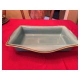 Southern Living 9 x 13 Tuscan Baker teal and green casserole dish