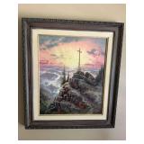 Thomas Kincaid numbered and signed picture 28” x 32”