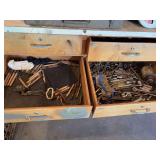 Three drawers of tools as shown