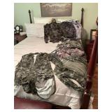 Group of camo fitting size small