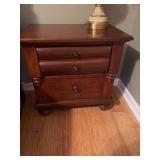 Bedside end table 26” x 17 1/ 2 x 26”
