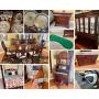 Antique Furniture Rarities, Home Decor, Vintage Pieces and a Ton of Brass!