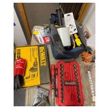 DeWalt DW255 Drywall Scrugun and Assorted Tools