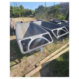 2 Heavy Duty Plastic Utility Carts