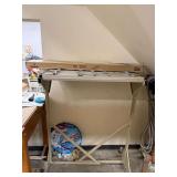 Metalux Surface Wraparound Fixture w/ Blueprint Rack