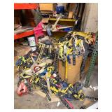 Lot of Fall Protection Harnesses and Lanyards