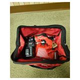 Toolbag W/ Milwaukee M18 Fuel DryWall Screw Gun W/2 Batteries and Charger