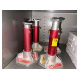 4 Torin Big Red 3 Ton Aluminum Jack Stands