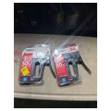 2 Arrow T50 Staple Guns