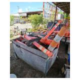 Lot of Traffix Delineator Posts w/ Rubber Bases