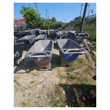 2 Heavy Duty Plastic Utility Carts