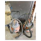 2 Ridgid NXT Wet/Dry Vacuums