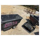 3 Heavy Duty Plastic Utility Carts