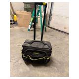 AWP Rolling Toolbag w/ Milwaukee Corded Drill and Assortment of Hole Saws