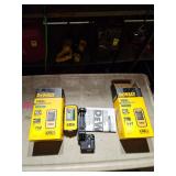 2 Dewalt DW0892G Laser Line Detector w/ Clamp and Manual