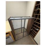 Metal And Wood Map Rack