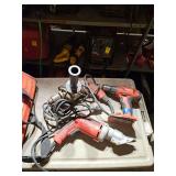 Assortment of Power Tools w/ Bag
