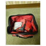 Toolbag W/ Milwaukee M18 Fuel Drywall Screwgun and Charger