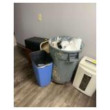 Lot of Trash Cans