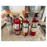 Assorted Fire Extinguishers Lot of 4