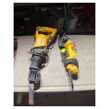 2 DeWalt Power Tools w/ DWE304 Reciprocating Saw and DWE402N Angle Grinder