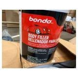 Lot of Bondo Body Filler Containers