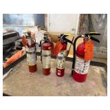 4 Fire Extinguishers w/ Brackets