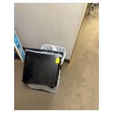 2 Plastic Trash Cans